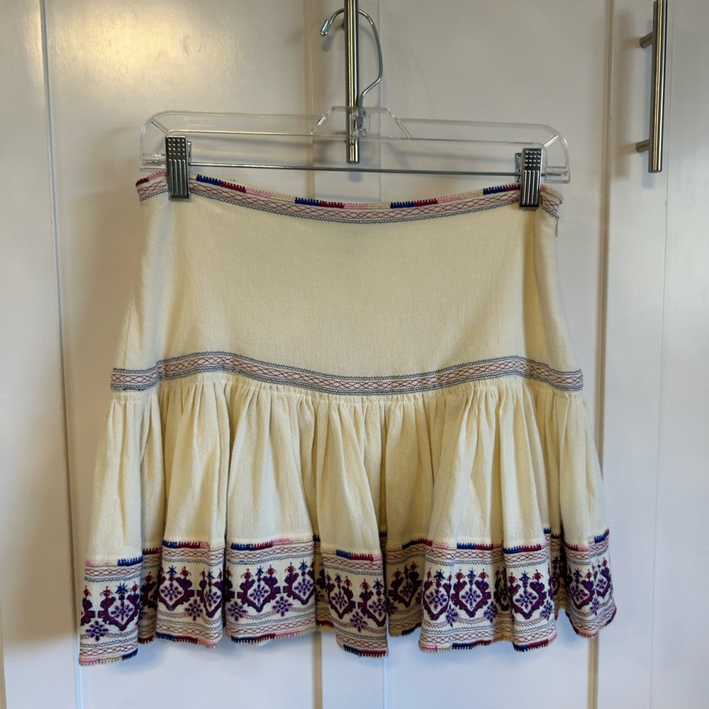 Isabel Marant Étoile Tyruss embroidered cotton miniskirt - Picture 4 of 11